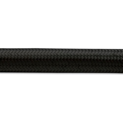Vibrant 20 foot roll 6 AN Two-Tone Black/Blue Nylon Braided Flex Hose
